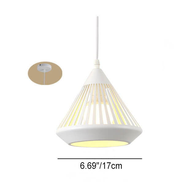 Moderne minimalistische Eisenhohl-Diamantform 1/3-Licht Insel Licht Kronleuchter 