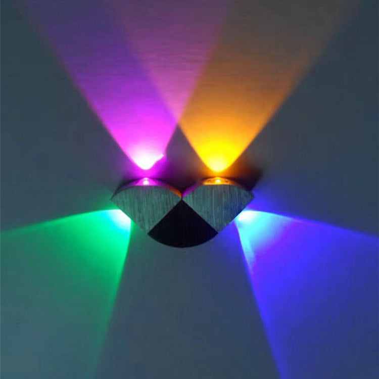 Applique murale LED en aluminium papillon à la simplicité moderne pour le salon 