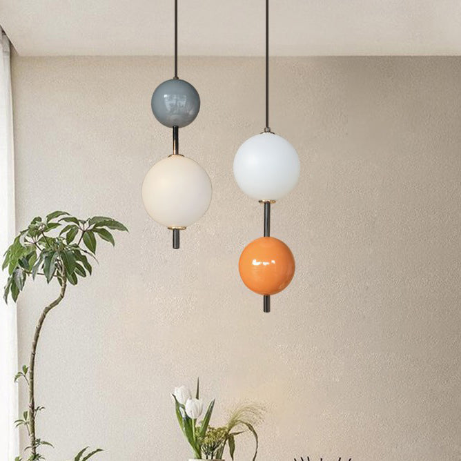 Moderne Art Deco Hebbare Multi Orb String Aluminium Acryl LED Pendelleuchte Für Schlafzimmer 