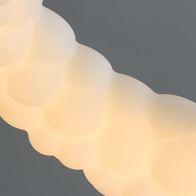 Lámpara colgante LED de hierro minimalista moderna para dormitorio 