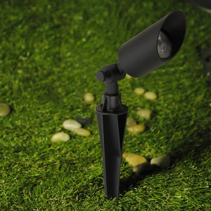 Moderne Einfachheit Zylinder Aluminium 1-Licht Plug In Boden Lampe Außenleuchte für Garten 