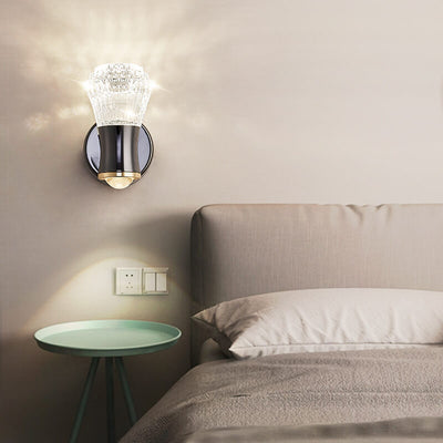 Modern Creative Bedside Iron Sphere LED Wall Sconce Lamp