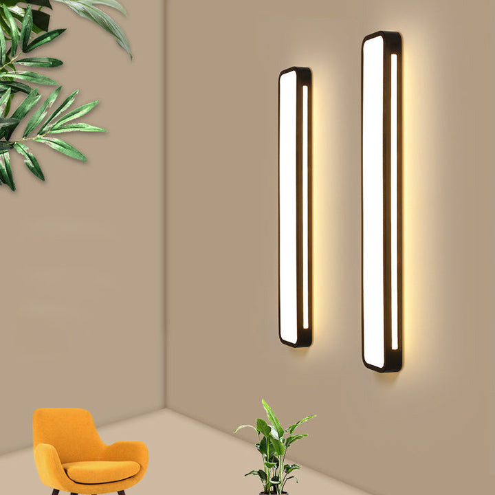 Moderne unbedeutende Rechteck-Eisen-Acryl-LED-Unterputz-Deckenleuchte für Schlafzimmer 