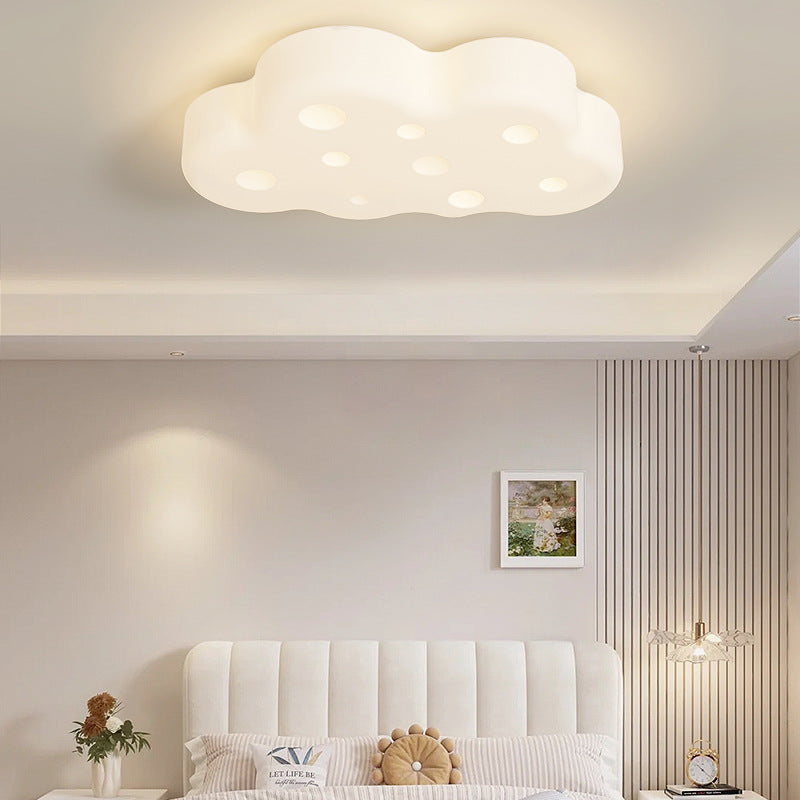 Zeitgenössische nordische Eisen-Acrylwolke LED-Unterputz-Deckenleuchte für Schlafzimmer 