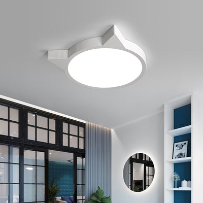 تصميم نورديك ماكرون قطة LED للأطفال ضوء سقف مثبت 