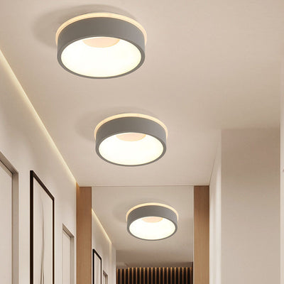 Zeitgenössische Einfachheit Eisen Acryl geometrische Pentagramm LED Unterputz Deckenleuchte für Schlafzimmer 