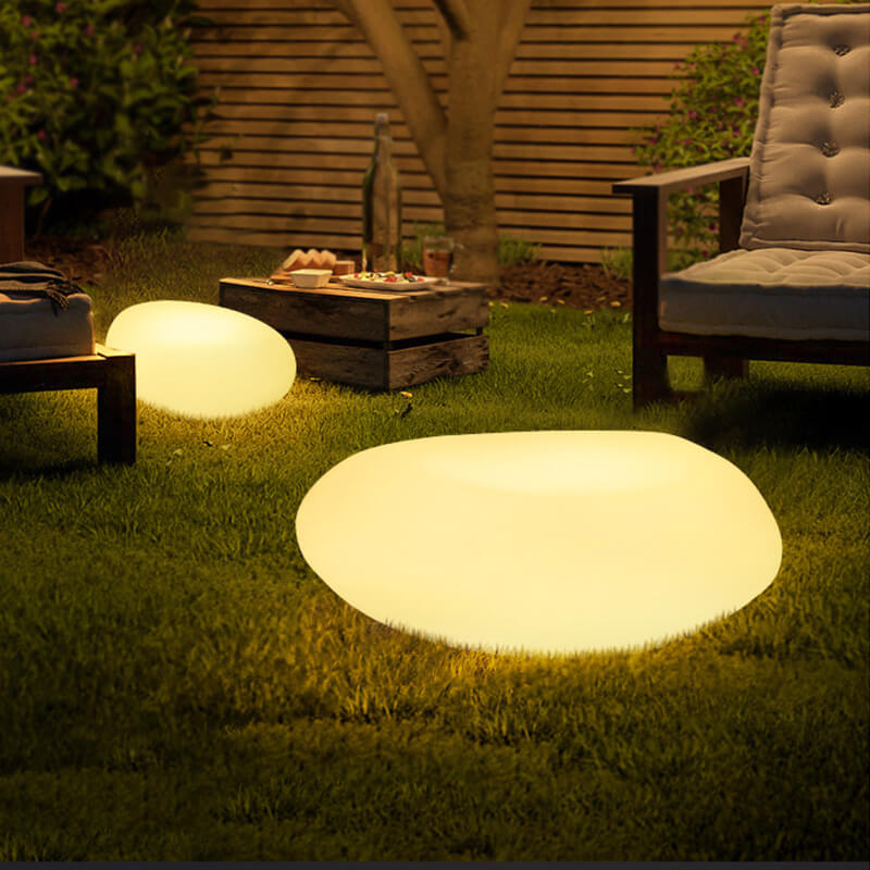 Outdoor Solar Simulation Stone PE Waterproof Garden Lawn Landscape Light