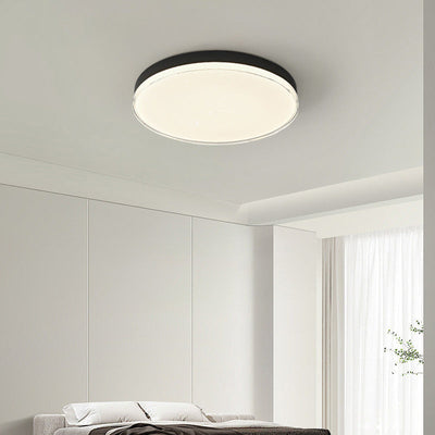 Moderne unbedeutende Aluminiumacrylsauer-runde Schatten-LED-Unterputz-Deckenleuchte für Schlafzimmer 