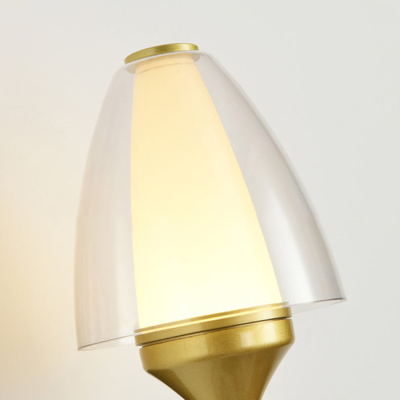 Applique murale LED en fer acrylique ronde minimaliste moderne pour salon 
