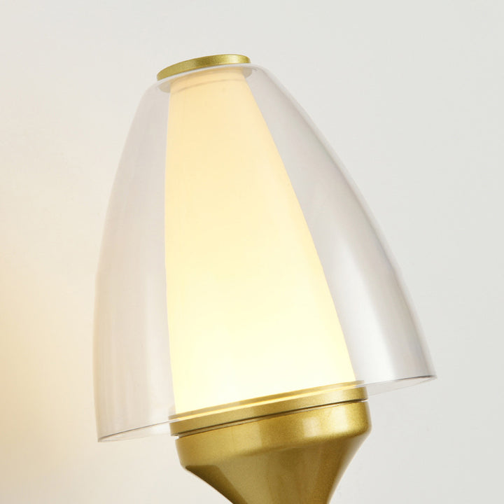 Applique murale LED en fer acrylique ronde minimaliste moderne pour salon 
