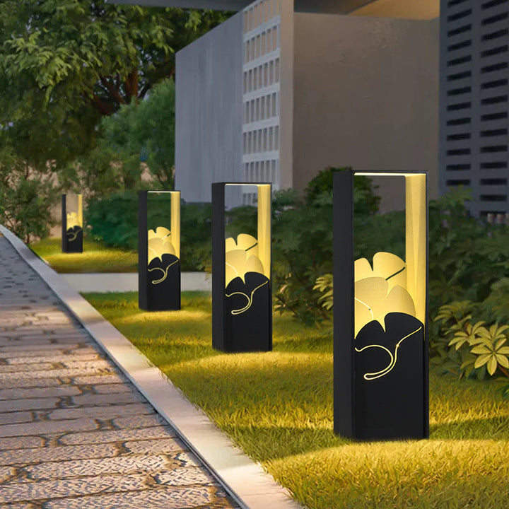 Lampe à LED étanche industrielle contemporaine pour pelouse, lumière de paysage pour patio extérieur 