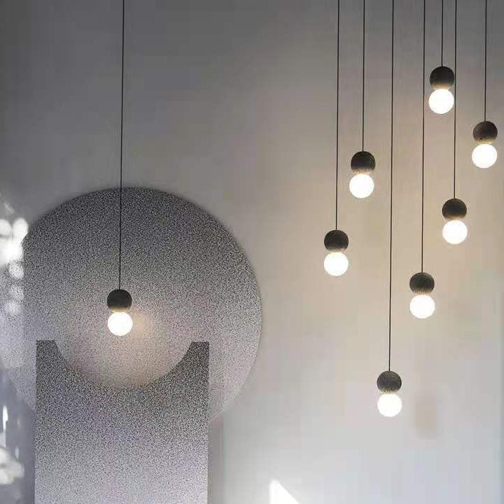 Nordic Creative Simple Glass Ball 1-Light Pendant Light