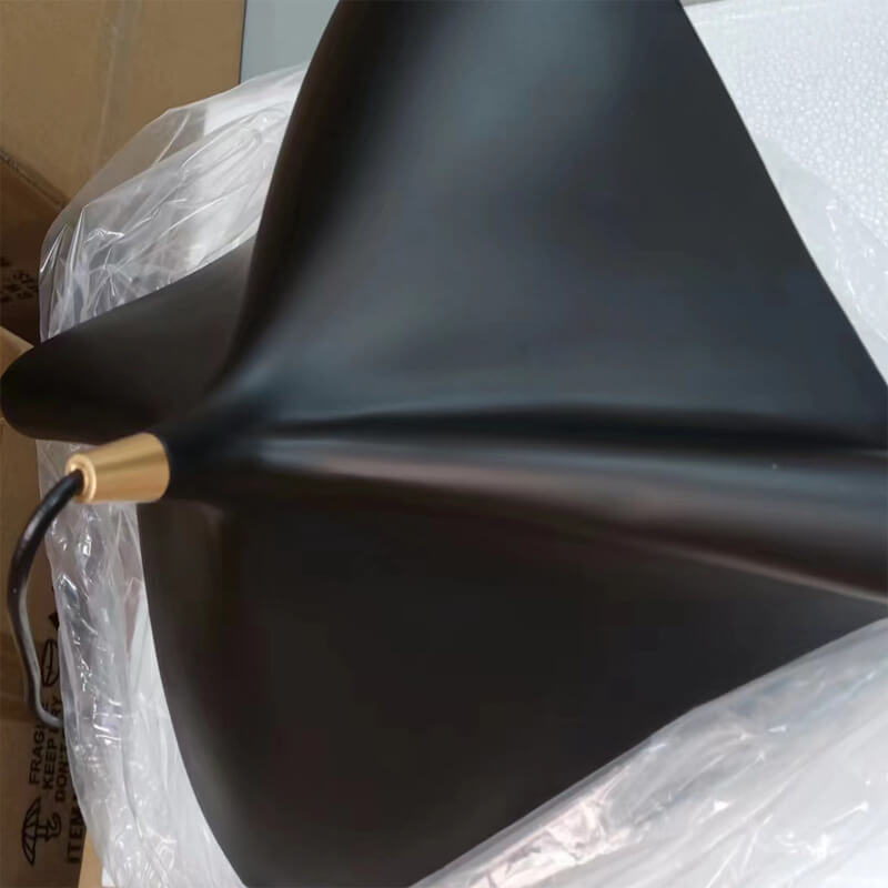 Lámpara colgante de 1 luz con pantalla de resina creativa nórdica 