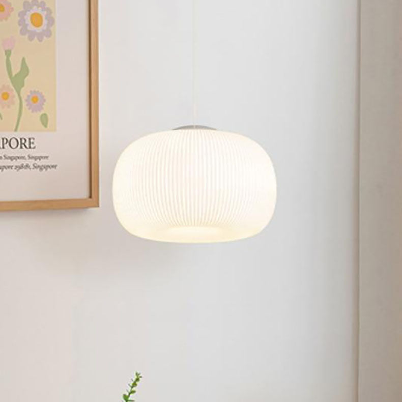 Moderne unbedeutende Kürbis-Hardware PE 4/5 Licht Pendelleuchte für Wohnzimmer 