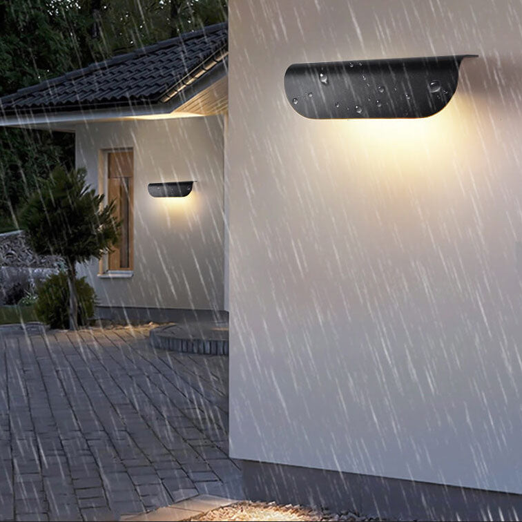 Lámpara de Aplique de Pared LED de Tira Larga de Aluminio Simple Impermeable para Exteriores 