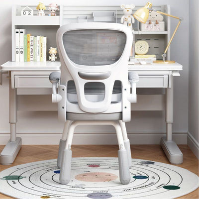 Zeitgenössischer skandinavischer Mesh-PP-Stahl-Schwamm-Quadrat-Schreibtischstuhl Rückenlehne Armlehne Drehbar Verstellbar für das Home Office 