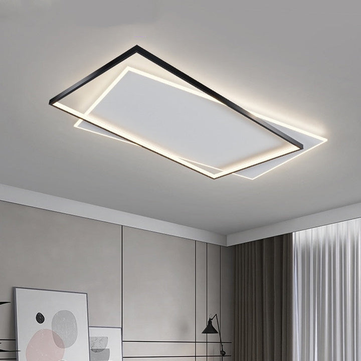 Moderne Einfachheit Kreis Dreieck Quadrat Rechteckig Eisen LED Unterputz Beleuchtung Für Wohnzimmer 