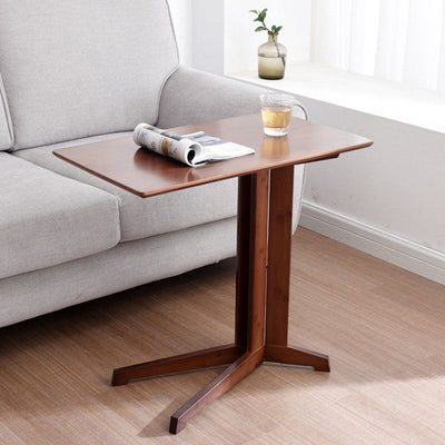 Moderner minimalistischer quadratischer Holztisch für das Wohnzimmer 