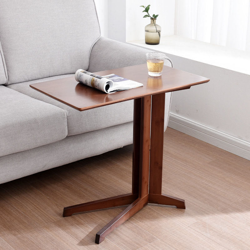 Moderner minimalistischer quadratischer Holztisch für das Wohnzimmer 