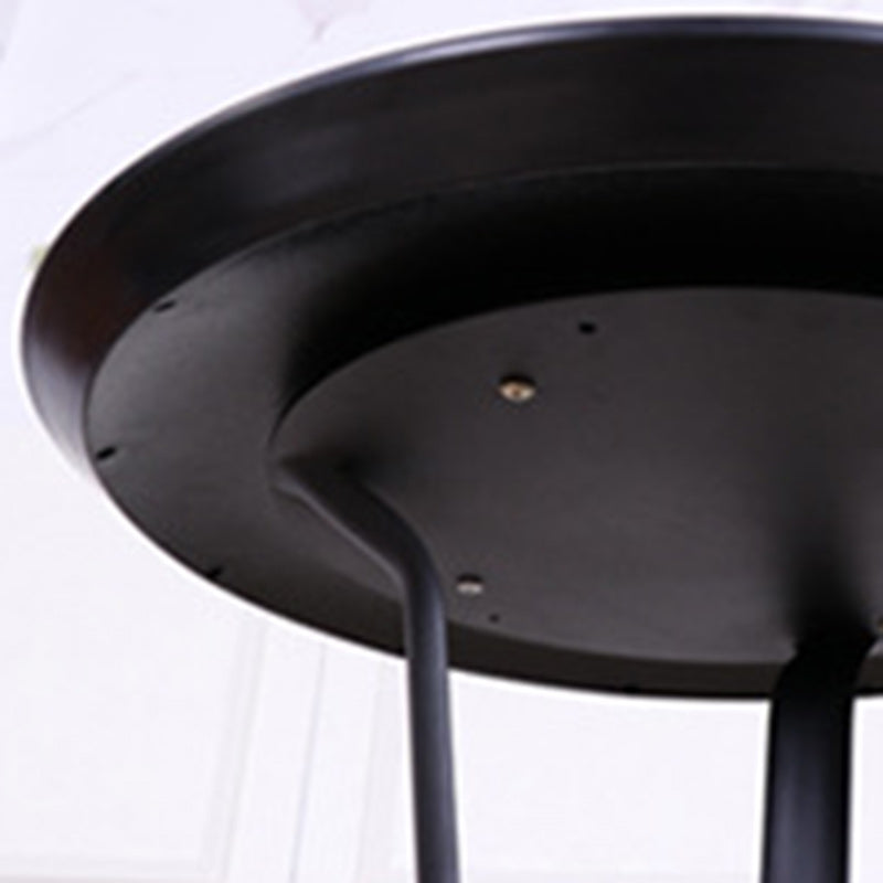 Moderner minimalistischer runder Eisenstahlplatten-Bartisch für das Esszimmer 
