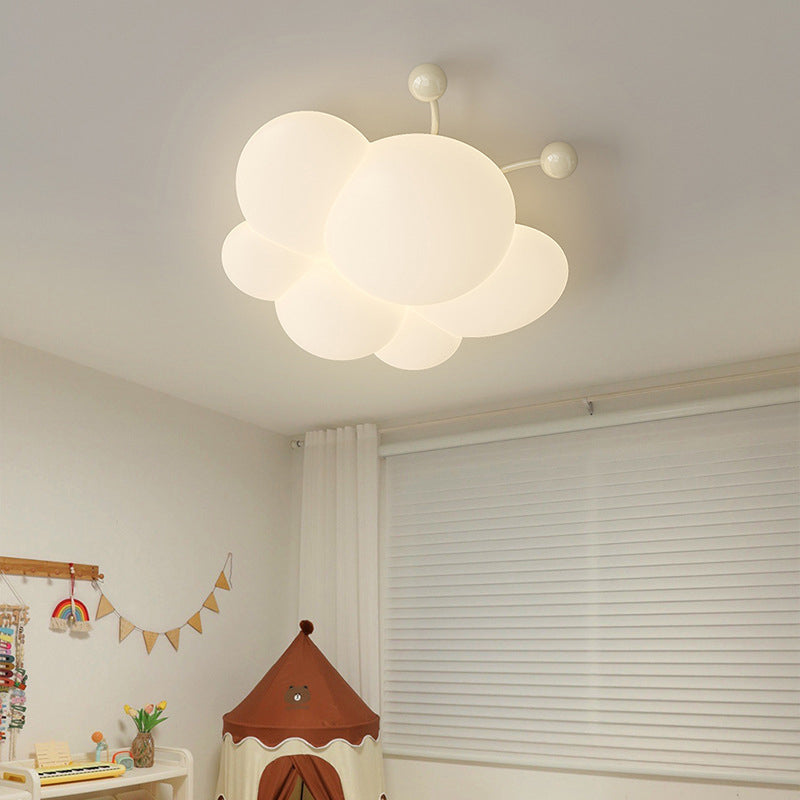 Plafonnier LED en fer PE abeille à montage affleurant pour chambre à coucher, simplicité moderne 