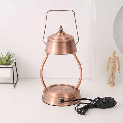 Contemporary Retro Metal Lantern 1-Light Melting Wax Table Lamp For Bedroom