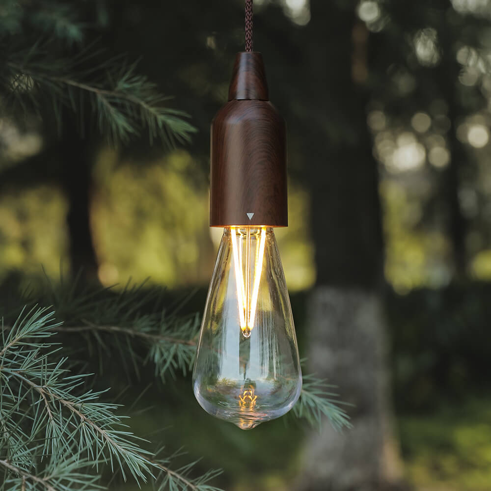 Contemporary Industrial Portable Waterproof PC ABS Round Cone Battery USB 1-Light Camping Outdoor Light