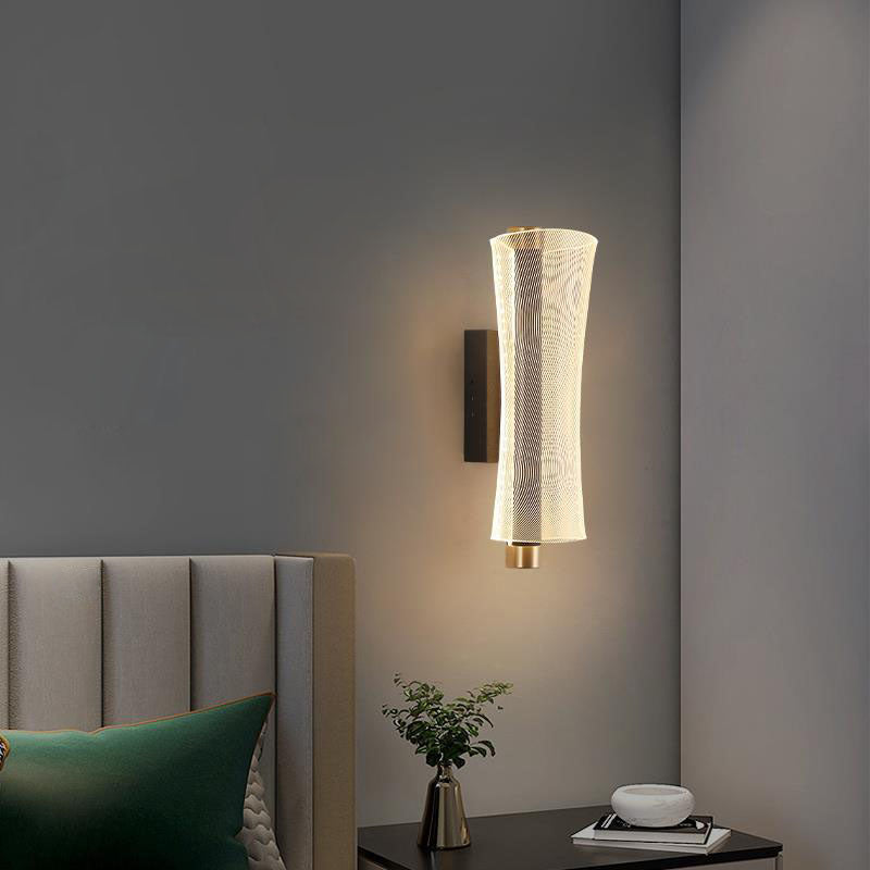 Applique murale LED en acrylique de style moderne mi-siècle pour chambre 
