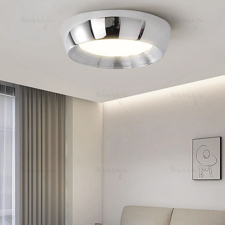 Plafonnier affleurant rond LED de matériel de simplicité moderne pour la chambre à coucher 