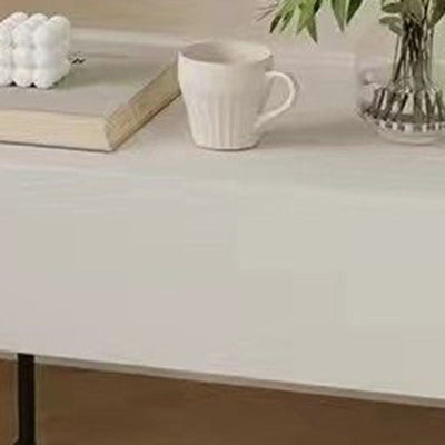 Table de chevet moderne minimaliste rectangulaire en bois massif et fer avec 1 tiroir pour chambre 