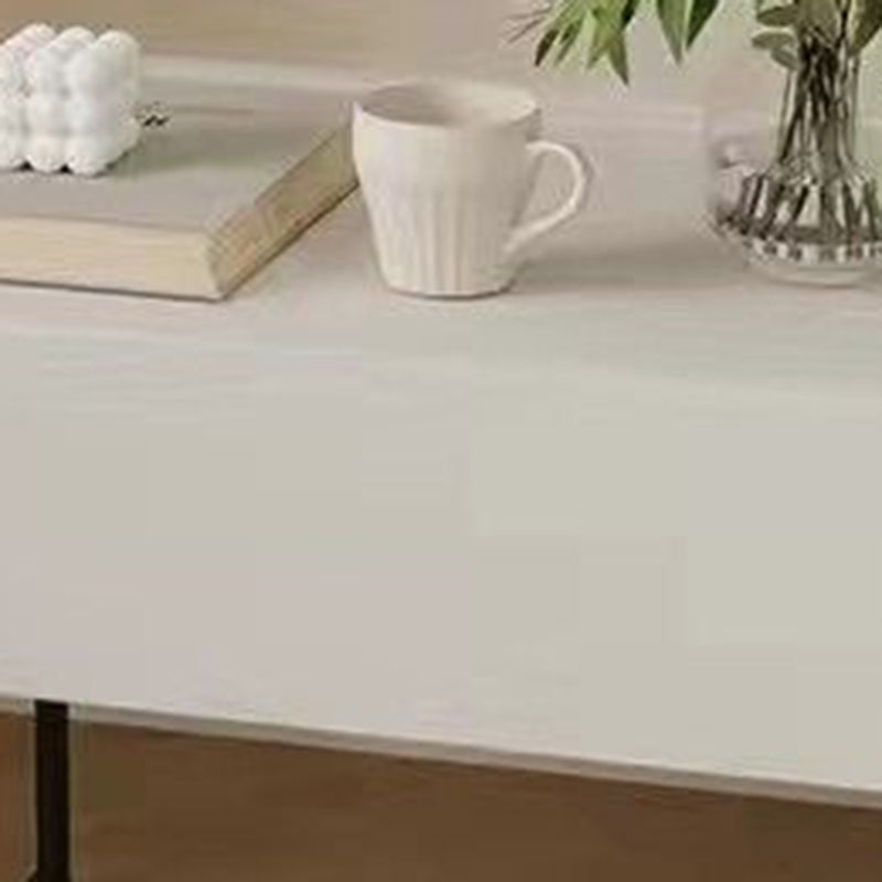 Table de chevet moderne minimaliste rectangulaire en bois massif et fer avec 1 tiroir pour chambre 