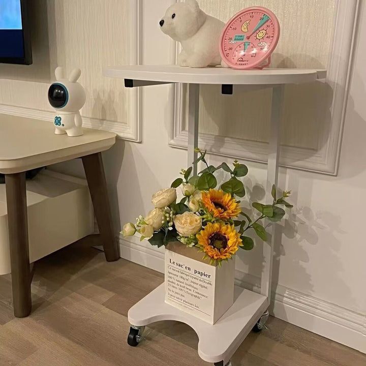 Table basse contemporaine créative en MDF et fer en forme d&