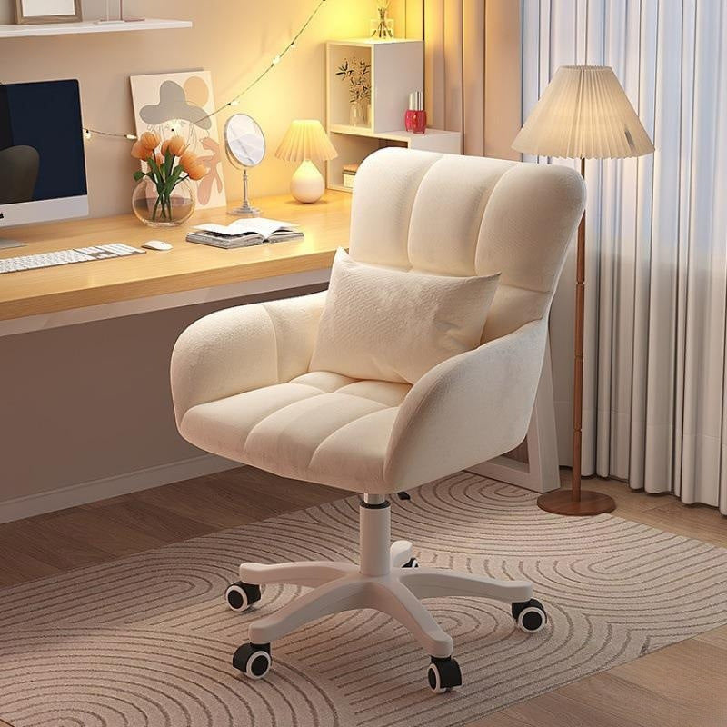 Moderner minimalistischer quadratischer Gitter-Samt-Edelstahl-Schreibtischstuhl mit Rückenlehne und Armlehne für das Home Office 