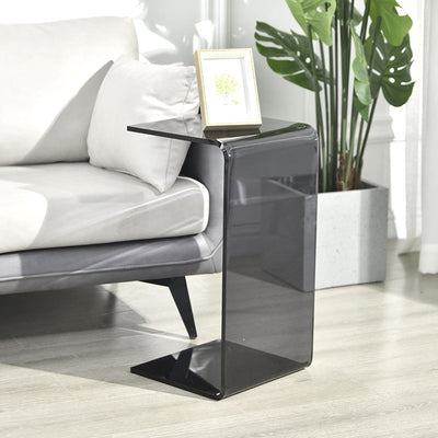 Table d'appoint moderne minimaliste en acrylique plastique pour salon 