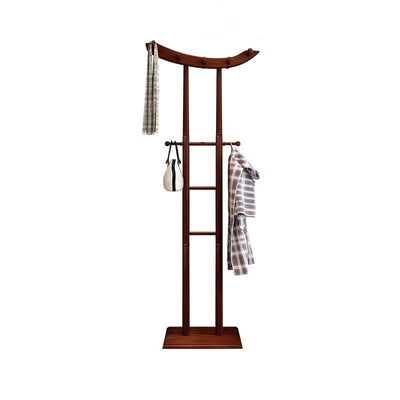 Modern Minimalist Boat-Shaped Hook Solid Wood Display Rack For Living Room