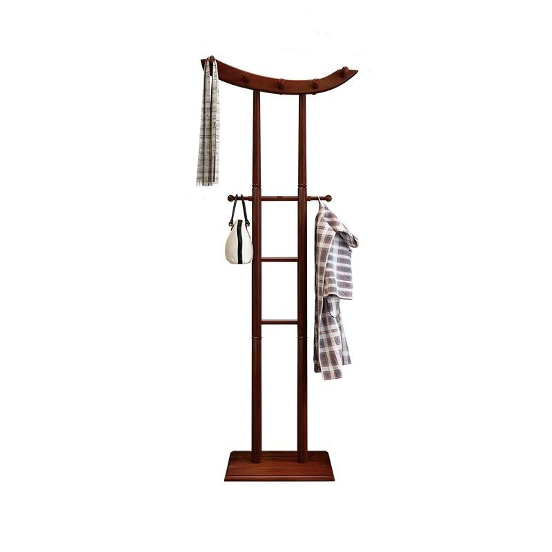 Modern Minimalist Boat-Shaped Hook Solid Wood Display Rack For Living Room