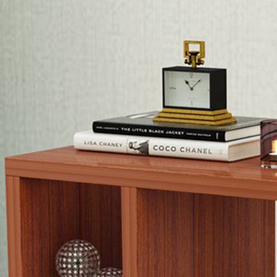 Modern Minimalist Rectangular Laminate End Table 3-Tier Movable For Living Room