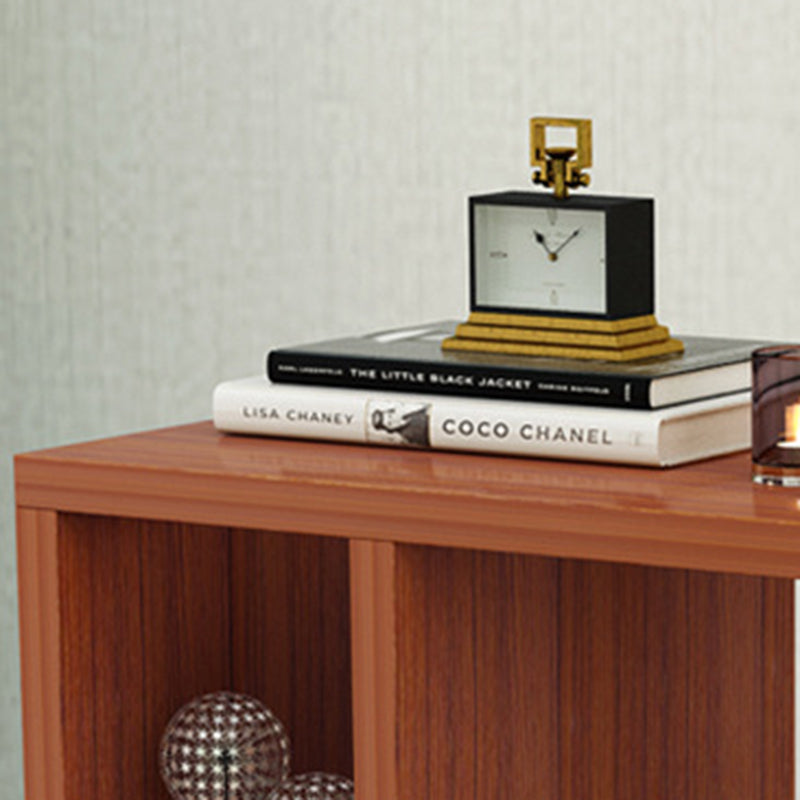 Modern Minimalist Rectangular Laminate End Table 3-Tier Movable For Living Room