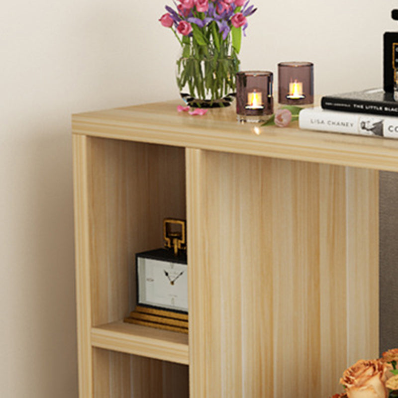 Modern Minimalist Rectangular Laminate End Table 3-Tier Movable For Living Room