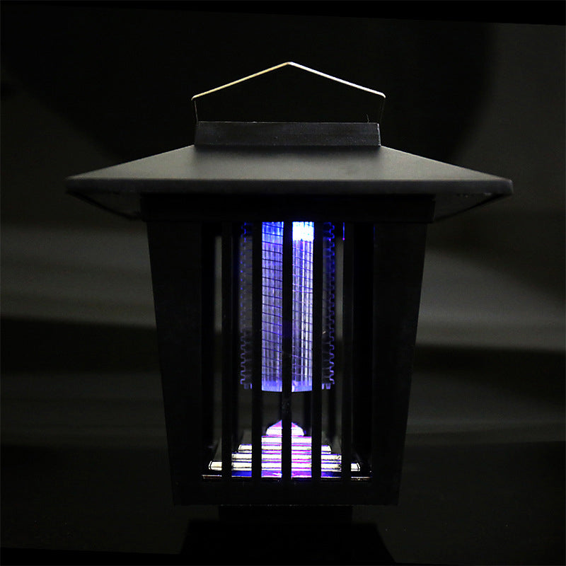 ضوء خارجي للحديقة LED ABS مربع أسطوانة مضاد للبعوض ضد الماء بالطاقة الشمسية بتصميم بسيط حديث 