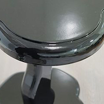 Zeitgenössischer skandinavischer Blütenblätter-Glas-Edelstahl-Beistelltisch 1-Ebene für das Wohnzimmer 