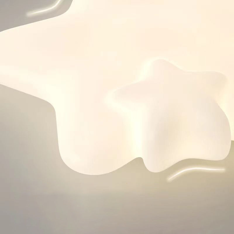 Plafonnier LED en fer en forme d&