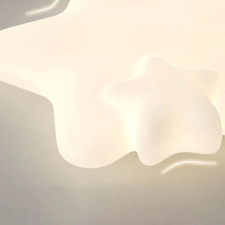 Plafonnier LED en fer en forme d&