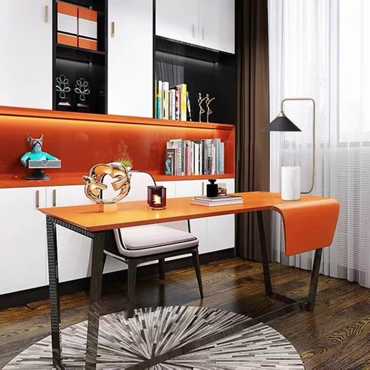 Lámpara de Mesa de 1 Luz de Columna Minimalista Moderna de Mármol y Hierro 