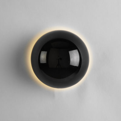 Aplique de pared LED de metal en semicírculo de meteorito de simplicidad moderna para dormitorio 