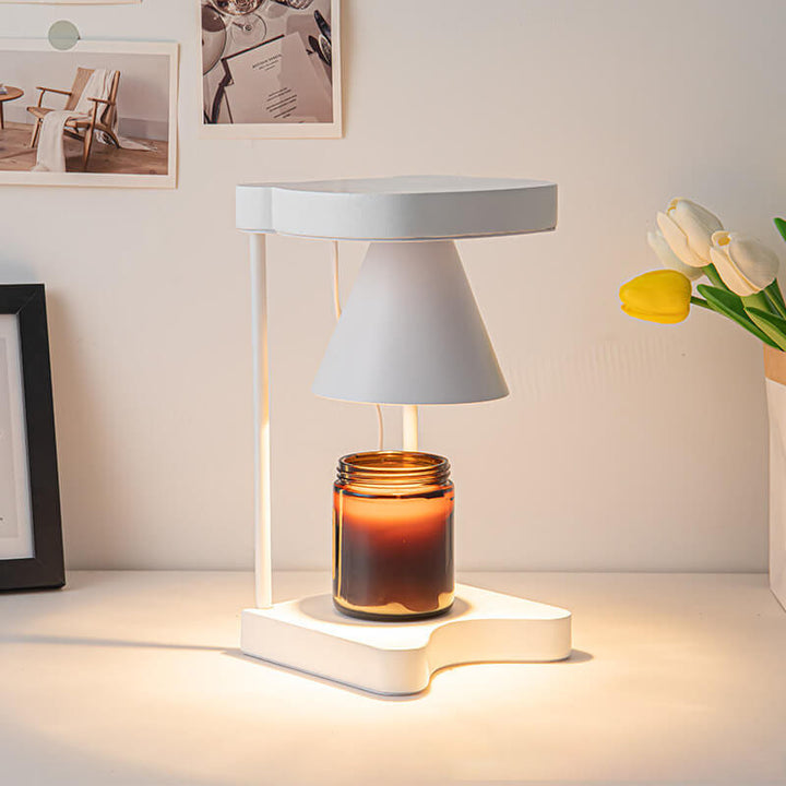 Moderne Atmosphäre Kegel Eisen Aromatherapie 1-Licht Wachsschmelz-Tischlampe 