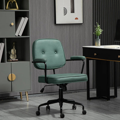 Zeitgenössischer skandinavischer Stoff Holz Schwamm SGS Stahl Nylon quadratischer Schreibtischstuhl Rückenlehne Armlehne verstellbar für Home Office 