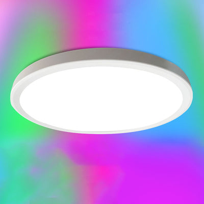 Modern Minimalist ABS Round Intelligent LED Flush Mount Ceiling Light