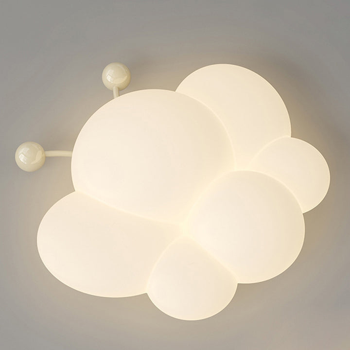 Plafonnier LED en fer PE abeille à montage affleurant pour chambre à coucher, simplicité moderne 