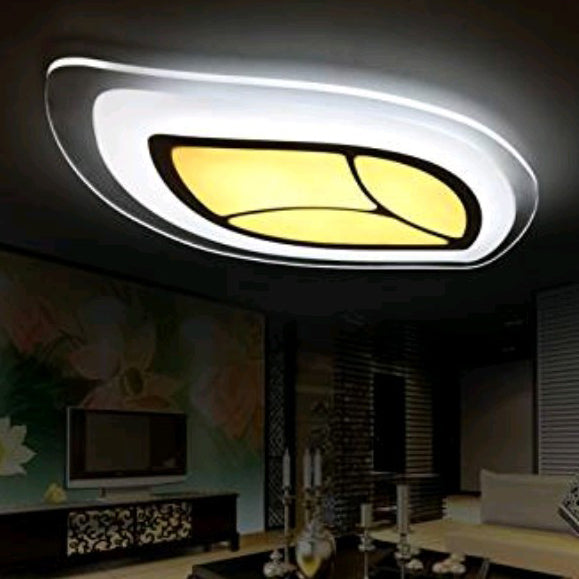 Moderne Einfachheit Eisen Acryl Runde Blume Lassen LED Unterputz Deckenleuchte Für Wohnzimmer 